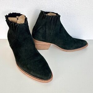 Free People x FarylRobin Trill Pointed Toe Ankle Boot in Black Size 8